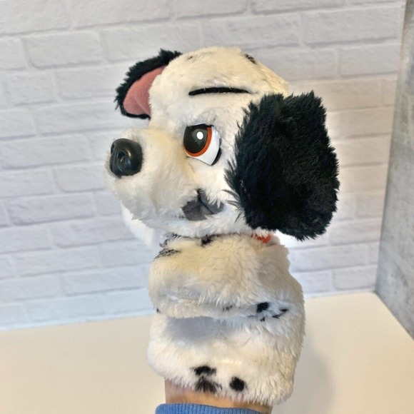 Vintage 101 Dalmatians Plush Hand Puppet Red Collar Mattel Disney 9” - Picture 7 of 7